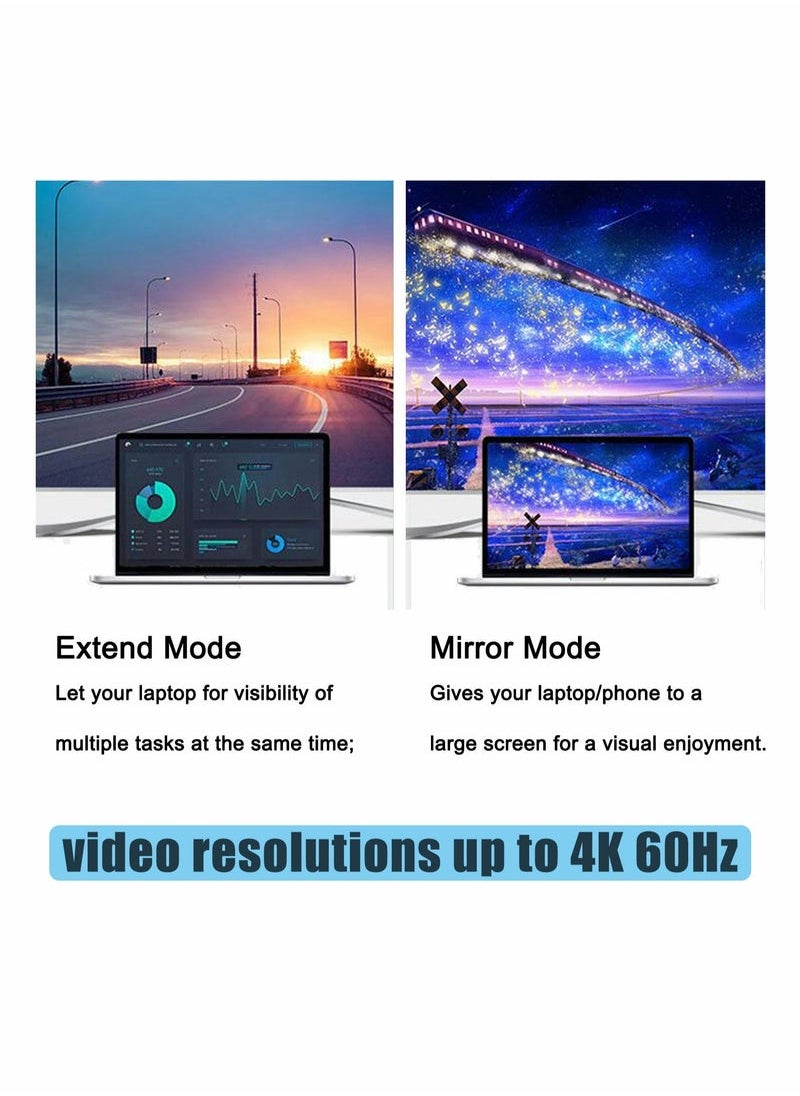 Generic Type C to HDMI Adapter Type-C to HDMI Converter 60Hz 4K Resolution Compatible with MacBook Pro 2019/2018/2017, MacBook Air, Galaxy, XPS15, Surface Book and More  - Image 5