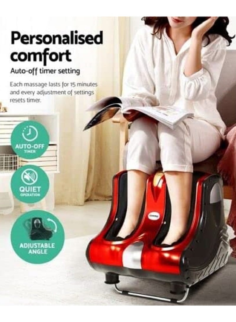 Feet and Legs Massager, to massage the base of the legs, from the toes to the soles of the foot, red and black - Image 3