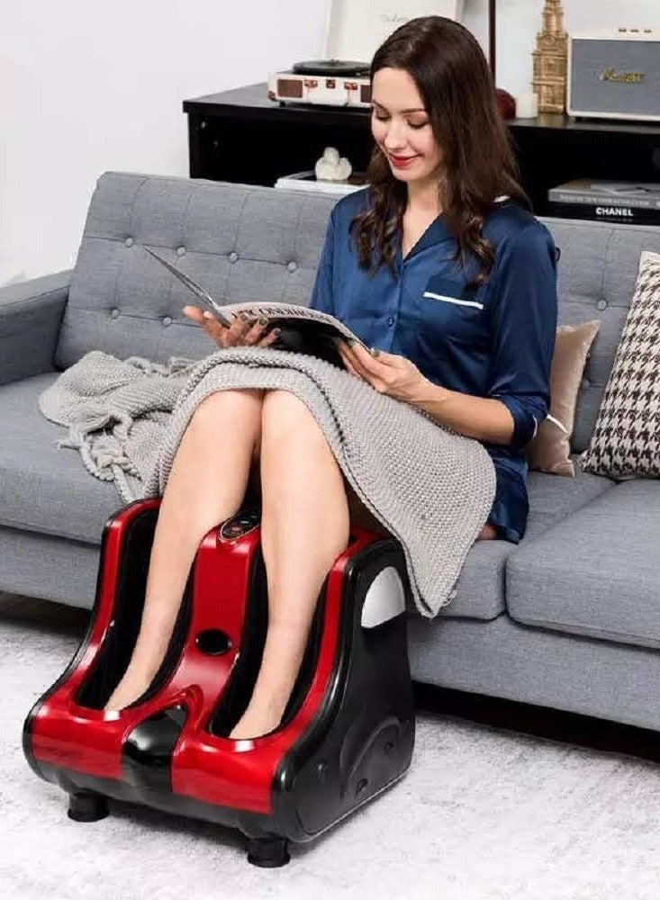 Feet and Legs Massager, to massage the base of the legs, from the toes to the soles of the foot, red and black - Image 2