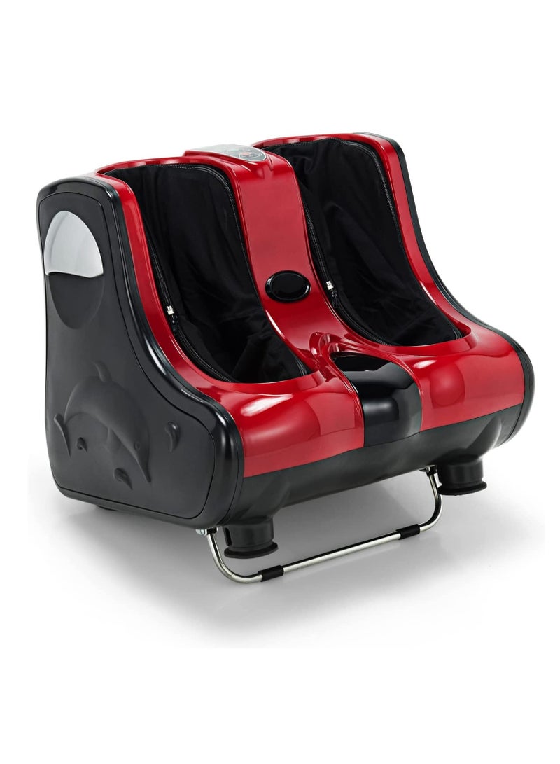 Feet and Legs Massager, to massage the base of the legs, from the toes to the soles of the foot, red and black - Image 1