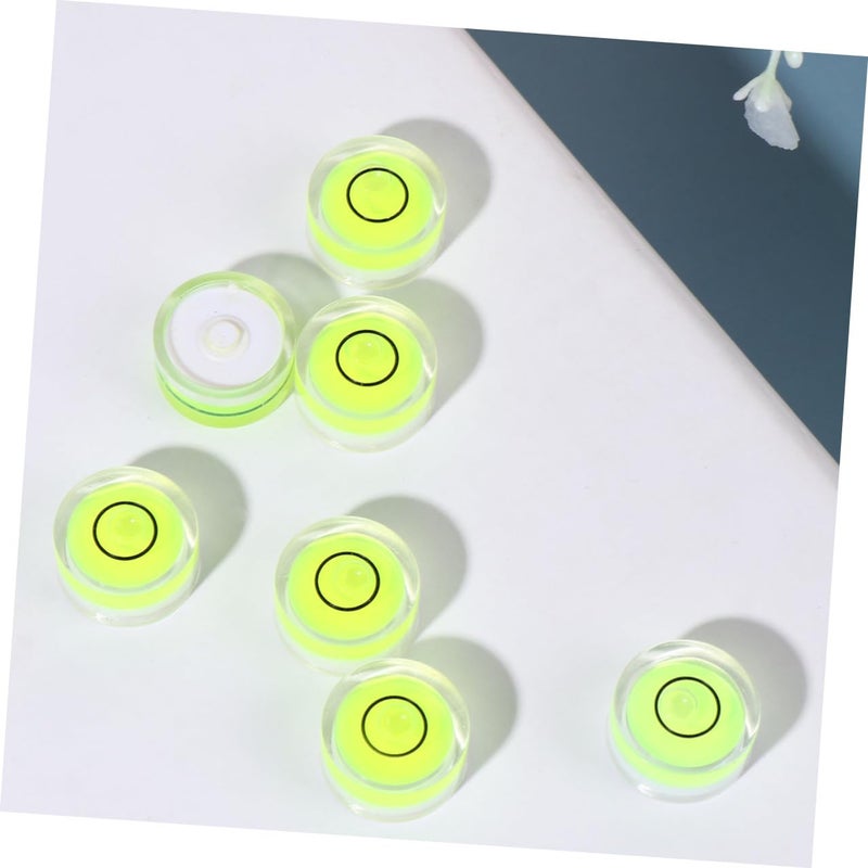 Universal Circular Bubble Level 15x8mm Green Spirit Gauge for Tripod and Measuring Tools - Image 4