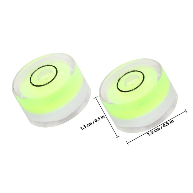 Universal Circular Bubble Level 15x8mm Green Spirit Gauge for Tripod and Measuring Tools - Image 3