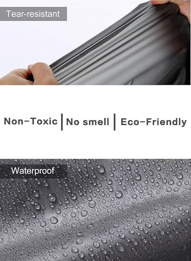 JOGAMS Rain Coats for Adults Reusable 1Pcs Thickened Transparent Light Raincoat with Hood and Elastic Cuff Sleeves EVA Rain Ponchos Rain Jackets Raincoats for Men Women for Family Fishing Travel - Image 4