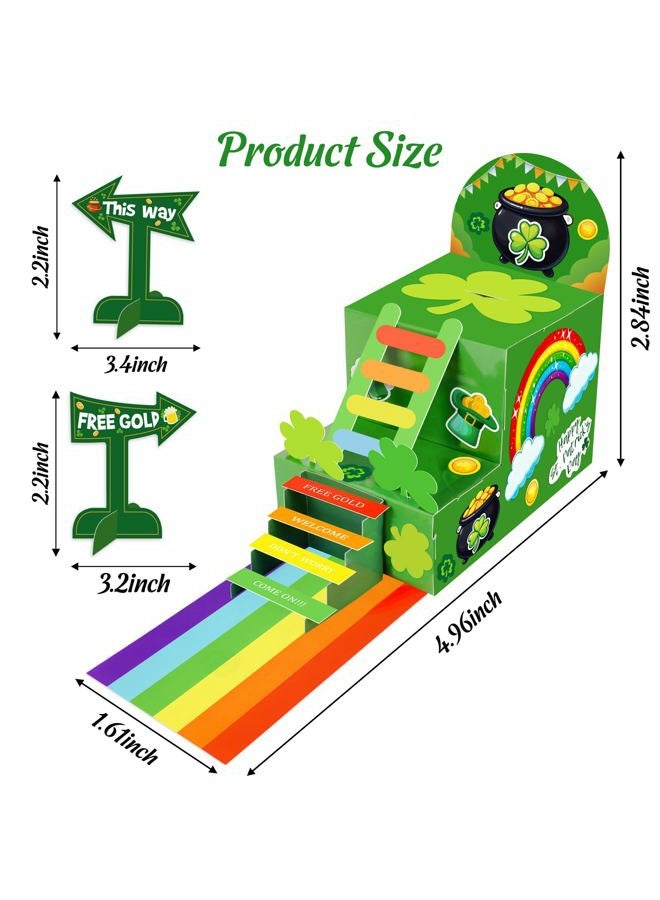 luck sea St Patricks Day Crafts for Kids: Leprechaun Trap DIY Kit Arts Toys Gifts for Classroom Activities Party Supplies Decorations(Style 3) - Image 5