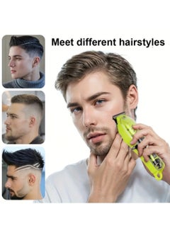 Panvil 5-in-1 Professional Beard, Hair & Body Trimmer for Men – Transparent Design with LCD Digital Display, Precision Blades, Cordless Rechargeable Electric Grooming Kit – USB Charging, Low Noise, Adjustable Length Settings  - Image 3