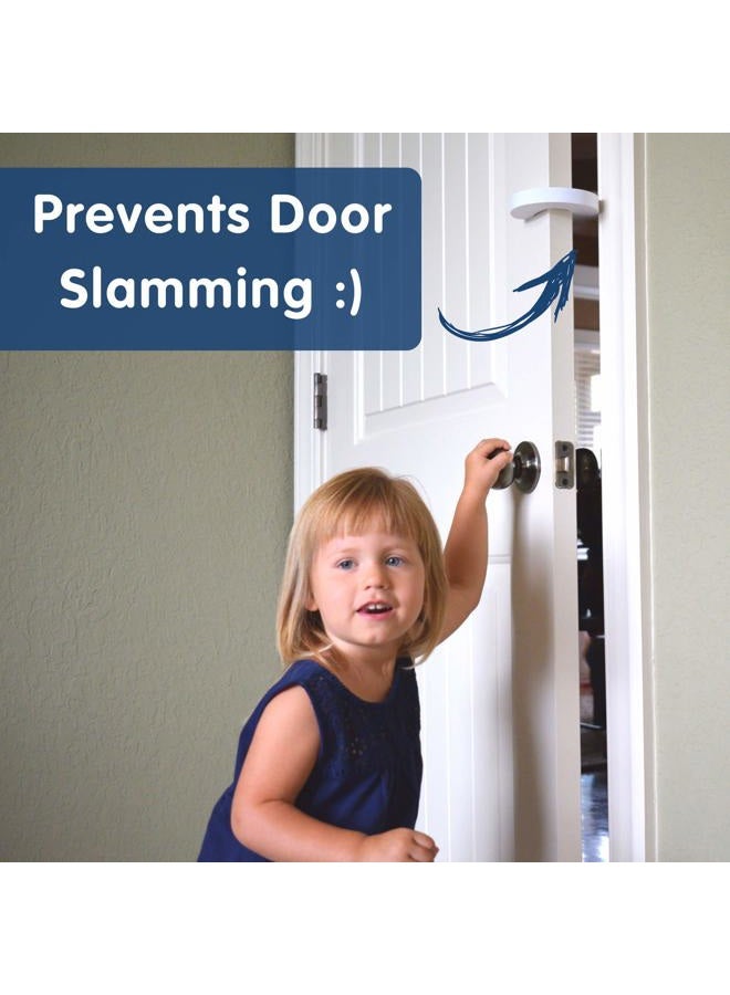 Wittle Finger Pinch Guard - Baby Proof Door Stopper with Soft & Durable Foam - Keeps Doors from Slamming, Prevents Finger Pinch Injuries, and Child or Pet from Getting Locked in Room (2-Pack) - Image 3