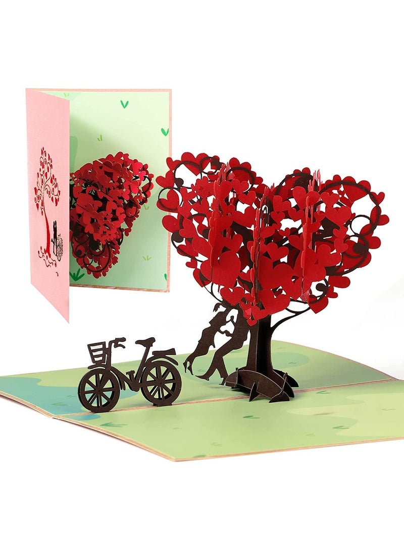 عام “بطاقات منبثقة لشجرة الحب والقبلات، بطاقات عيد ميلاد سعيد للرفيقة أو الصديق، بطاقات ذكرى سنوية للزوجة أو الزوج أو الثنائي، بطاقات عيد ميلاد رومانسية، بطاقات زفاف، بطاقات شكر، بطاقات منبثقة ثلاثية الأبعاد يدوية الصنع لاقتراح الزواج وبطاقات الزفاف” - Image 1