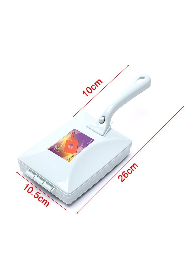Generic - 2 pcs Sweeper Carpet Table Dust Brush Dirt Crumb Collector Cleaner Roller Tools 2 Brushes Head Handhold Household Cleaning random color - Image 1