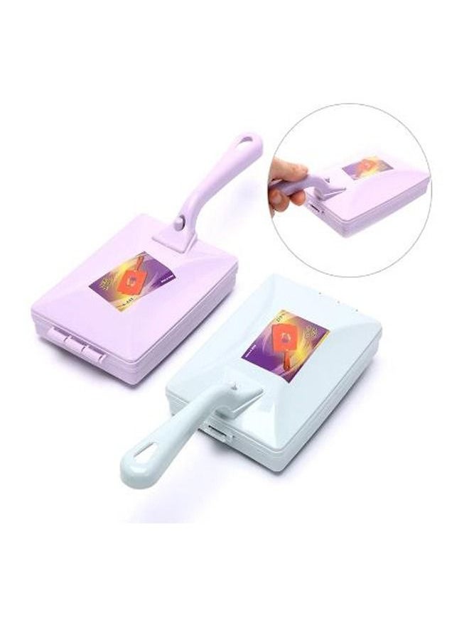 Generic - 2 pcs Sweeper Carpet Table Dust Brush Dirt Crumb Collector Cleaner Roller Tools 2 Brushes Head Handhold Household Cleaning random color - Image 1