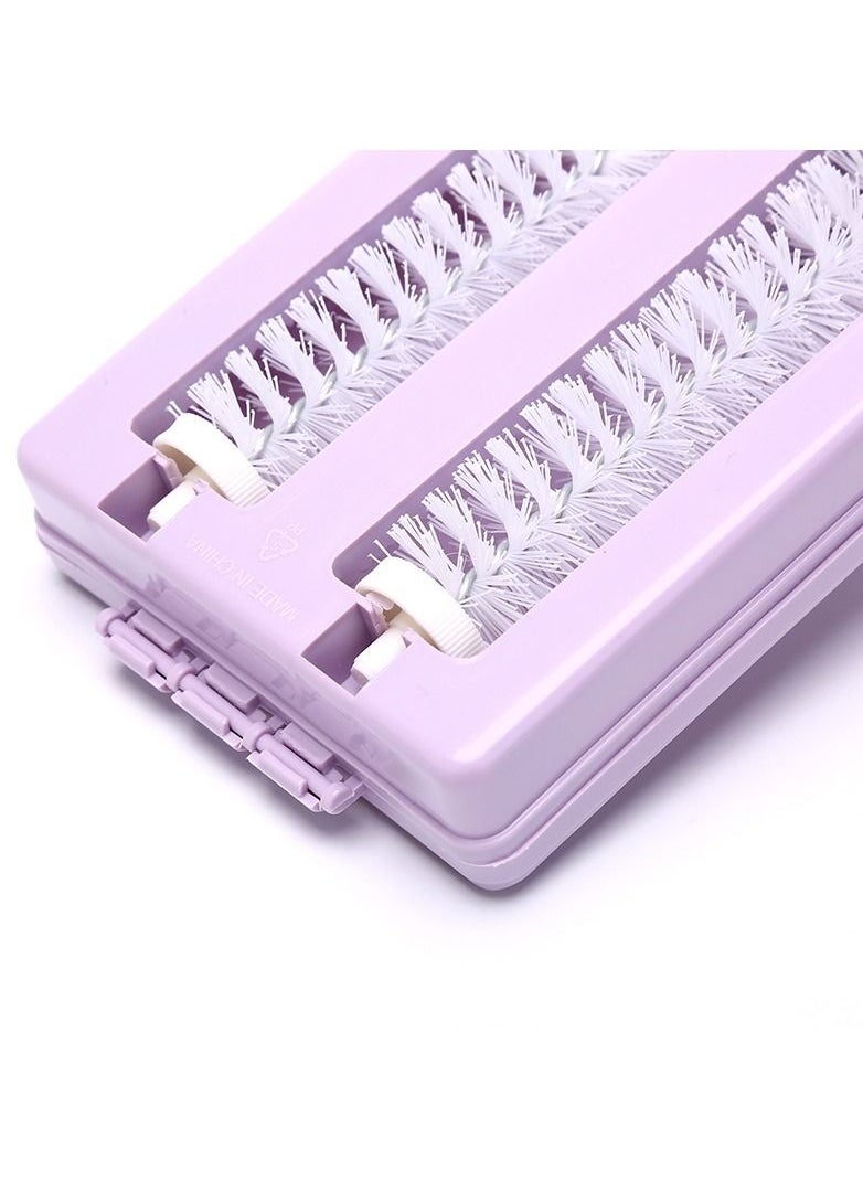 Generic - 2 pcs Sweeper Carpet Table Dust Brush Dirt Crumb Collector Cleaner Roller Tools 2 Brushes Head Handhold Household Cleaning random color - Image 1