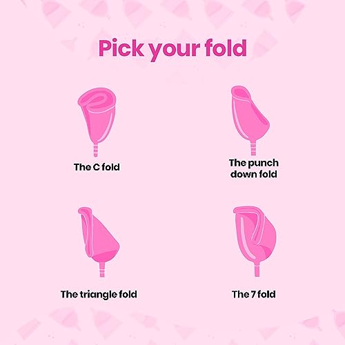 i-activ Menstrual Cup | Free Sterilizer Case | Rash-Free, Leak-Free & Ultra Soft Period Cups For Women | Mensurational Cup | 100% Medical Grade Silicone | 8-10 hrs protection | Pack of 1 (Large) - Image 5