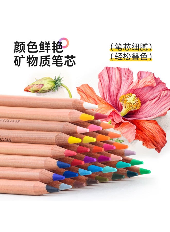 Marco 120-color Oil-based Colored Pencils Professional Art Drawing Set Tribute To Masters Iron Box Set For School Students, Couples, Gift-giving, Mother's Day, Children's Day - Image 3