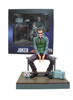 Joker Heath Ledger Sitting Figure Desktop Model Ornament (About 26.5cm High)