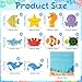 COcnny Sea Animal Finger Puppets 11pcs Ocean Animal Felt Finger Puppet with Under The Sea Bag Set Making Crafts Kit for Kids Make Your Own Story Telling Toys Role Play for Boy Girl Toddle Age 38 - Image 4