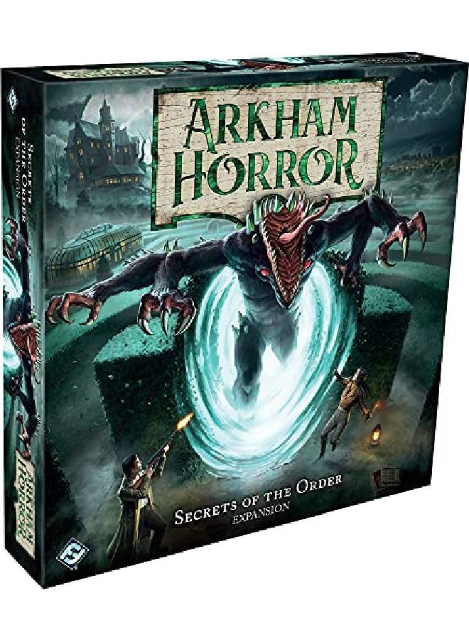 Fantasy Flight Games Arkham Horror The Board Game Secrets Of The Order ; Horror Game ; Strategy Game ; Lovecraft Game ; Ages 14+ ; For 2 Or More Players ; Average Playtime 2 3 Hours ; Made By  - Image 1