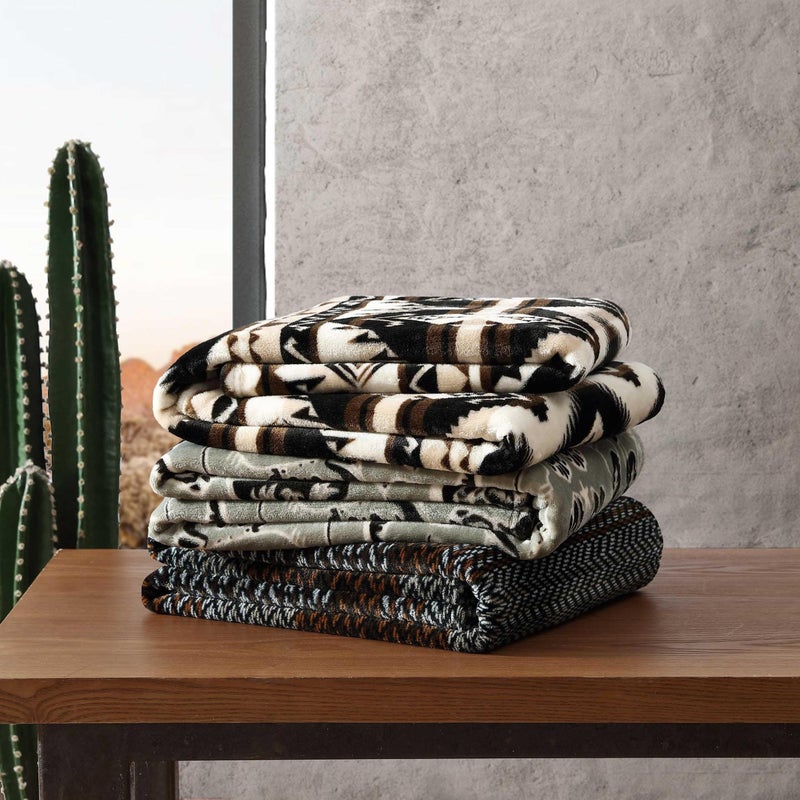 Wrangler Wrangler - Throw Blanket  Soft Plush Fleece Bedding  Western Decor for Bed or Couch  Oeko-Tex Certified (Knockin Boots Green  50"" x 60"")  - Image 5