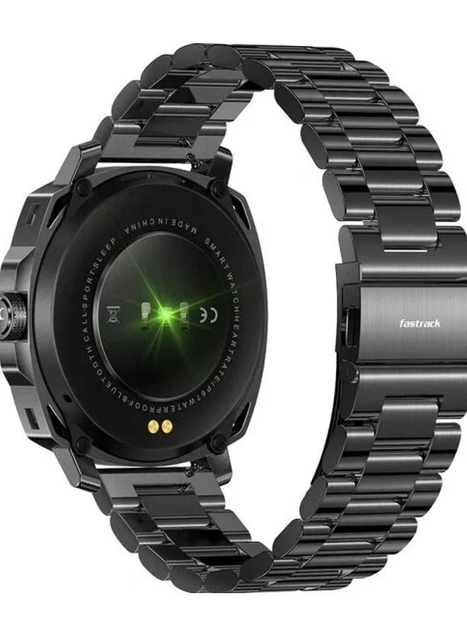 TITAN Unisex Digital Display Watch With Black Metal Strap - 38124NM01