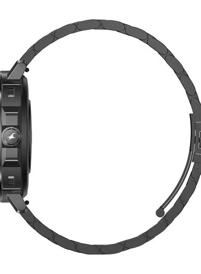 TITAN Unisex Digital Display Watch With Black Metal Strap - 38124NM01