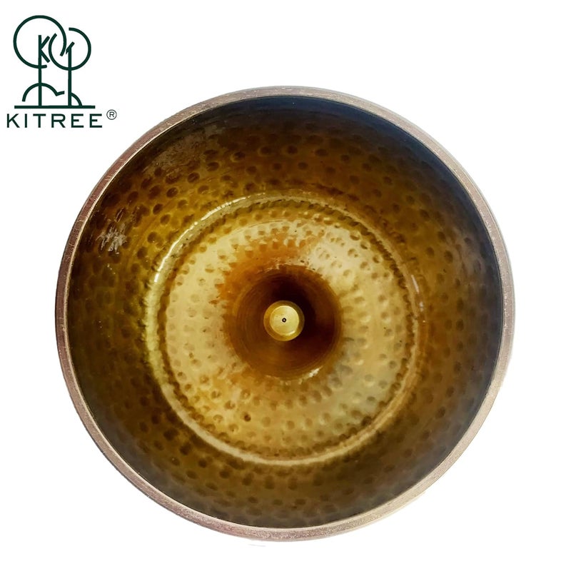 KITREE Authentic Himalayan 4-Inch Tibetan Meditation Singing Bowl Set - Healing Sound for Deep OM Vibration, Spiritual Practices, Perfect for Yoga, and Stress Relief - Ideal Gift for Meditation Lovers - Image 4