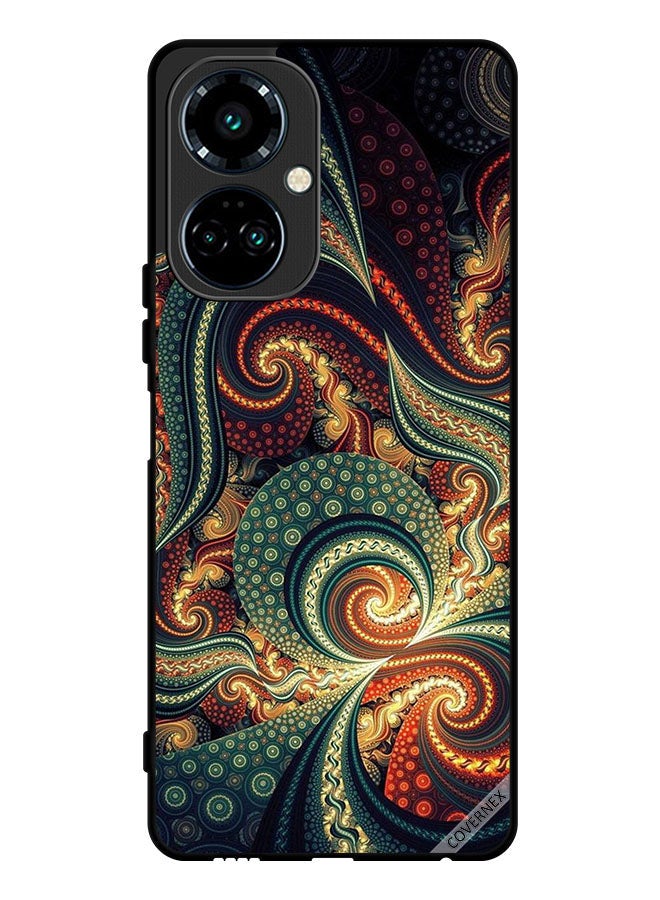 Covernex Protective Case Cover For Tecno Camon 19 Pro Mandala Vintage Pattern - Image 1