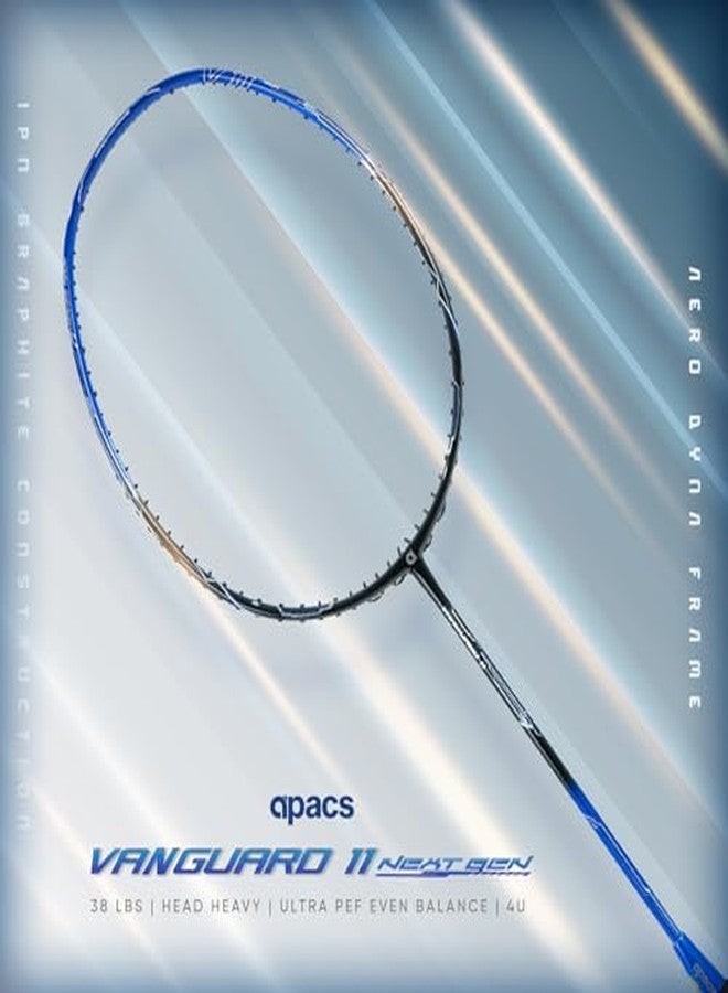 Apacs Vanguard 11 Next Gen (Unstrung) | 38LBS Max Tension | Ultra PEF Shaft | (4U) Head Heavy Balance | Aero Dyna Frame | Made in Vietnam Badminton Racket with Cover (for Pros) - Image 3