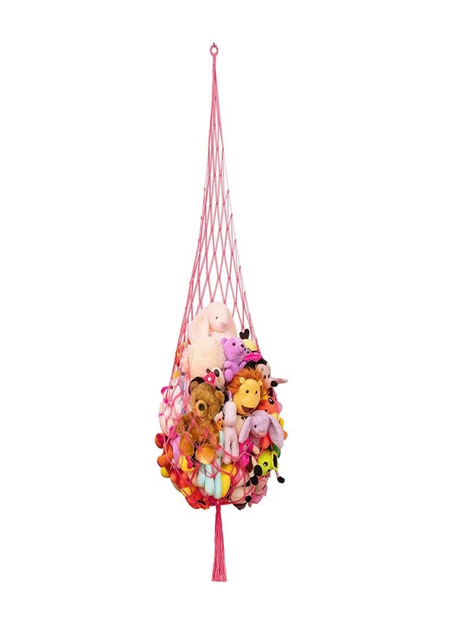 MFBJXC Stuffed Animal Storage Net or Hammock, Hanging Toy Hammock Net for Stuffed Animals Corner, Plushie Net for Bedroom Nursery Kids Room Toy Display - Image 1