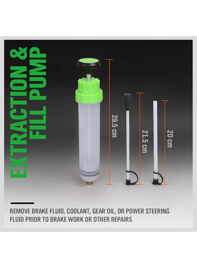 SWANLAKE GARDEN TOOLS 200Cc Fluid Extractor, Extraction&Fill Pump,Fluid Syringe Pump Manual Suction Vacuum Fuel Car Transfer  - Image 3