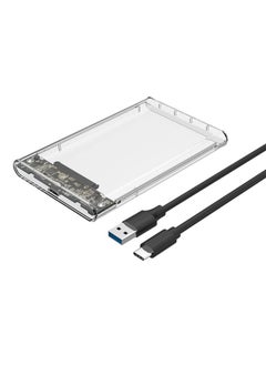 BURAQ TU31 2.5 Inch USB3.1 TYPE-C Interface Hard Disk Transparent Protective Shell  - Image 1