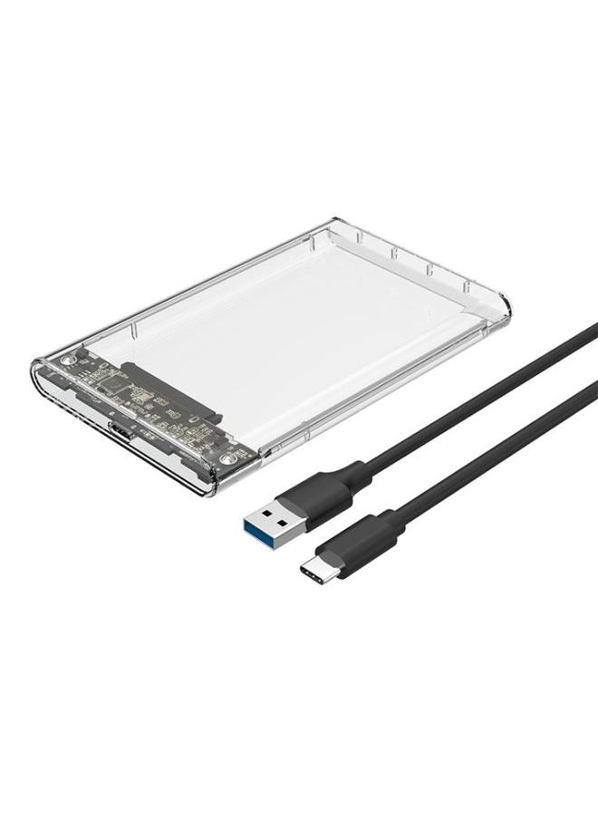 BURAQ - TU31 2.5 Inch USB3.1 TYPE-C Interface Hard Disk Transparent Protective Shell - Image 1