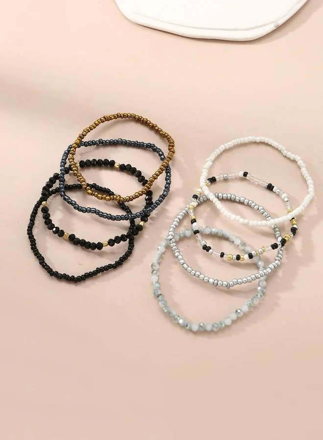 Take Two Pack of 8 - Beaded Bracelet