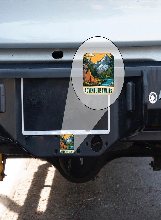 PATBIXES Hitch Cover Fits for 2-Inch Hitch,Adventure Awaits Design Trailer Hitch Cover Tube Plug Insert,Car Exterior Accessories, Receiver Tube Hitch Plug - Image 4