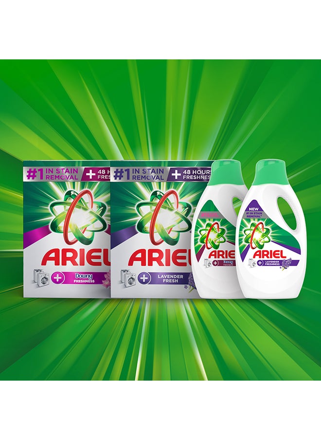 Ariel Downy Fresh Laundry Detergent Powder In Stain Removal With 48 Hours of Freshness Purple 4.5kg  - Image 5