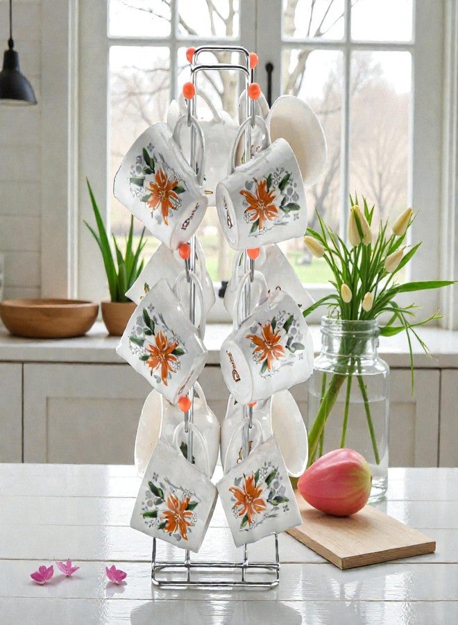 STANDIFY حامل أكواب STANDIFY® M-Cup & Mug Stand_T_Stnfy حامل أكواب وأكواب من الفولاذ المقاوم للصدأ منظم متعدد الأغراض حامل مطبخ لسطح العمل ومنطقة الحوض. - Image 1