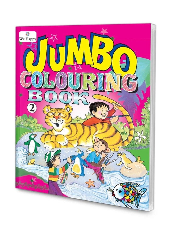 We Happy Pack of 3 We Happy Jumbo Coloring Books Educational and Fun Learning Activities for Kids with different Drawings - Image 5