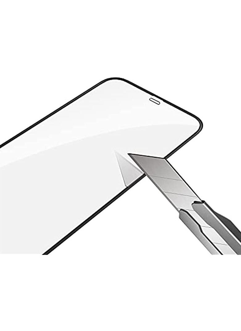 TWEGGON - 2PC Pack iPhone 12 Pro Max Screen Protector Tempered Glass 5D 9H Screen Protector for iPhone 12 Pro Max 6.7" Black Clear - Image 1