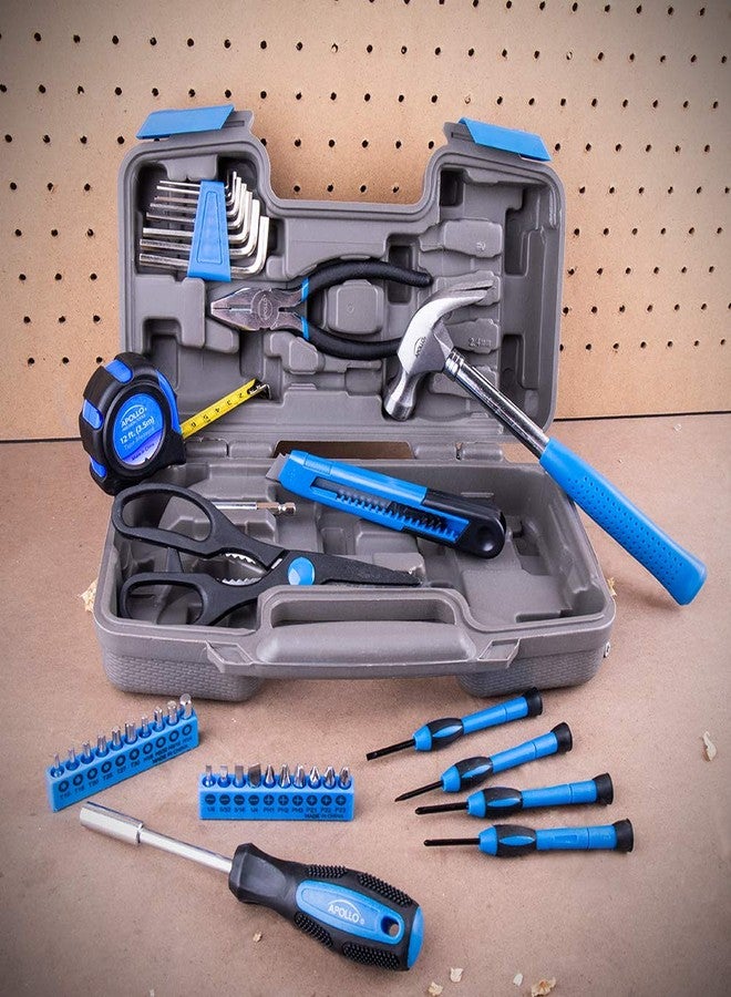 Apollo Tools Original 39 Piece General Household Tool Set in Toolbox Storage Case with Essential Hand Tools for Everyday Home Repairs - Image 5
