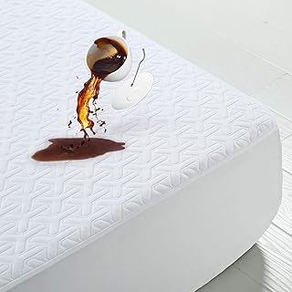 MERITLIFE MERITLIFE Premium Cooling Waterproof Mattress Protector Queen Size 3D Bamboo Air Fabric Ultra Soft Breathable Mattress  - Image 1