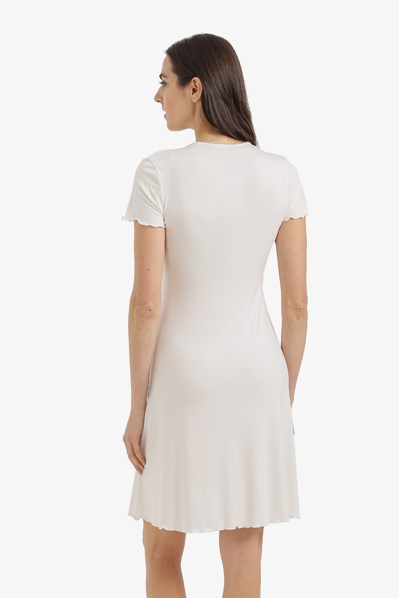 Carina Lace V-Neck Nightgown - Image 3