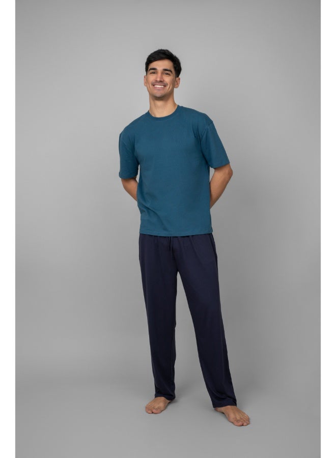 NeceSera Dark Navy Mens Pajama  - Image 4