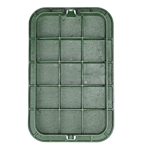 NDS D1000-SG Rectangle Valve Box with Drop-In Cover, 10-Inch by 15-Inch by 10-Inch, Black/Green - Image 4