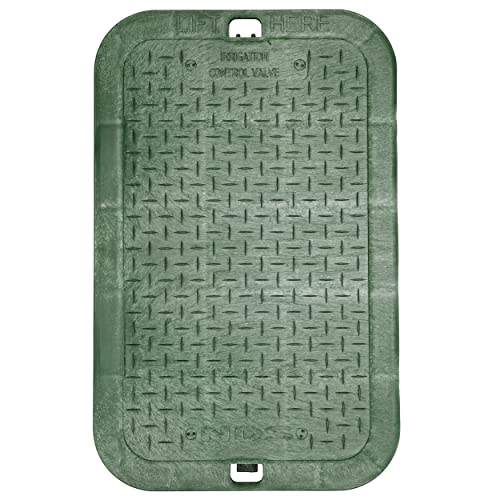 NDS D1000-SG Rectangle Valve Box with Drop-In Cover, 10-Inch by 15-Inch by 10-Inch, Black/Green - Image 3