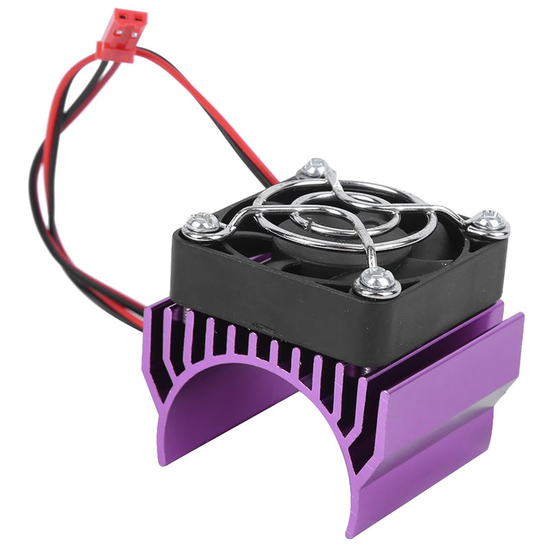 36mm Diameter Heat Sink Cooler Heat Fin for 1/10 RC Car 540/3650/3660/3670 MotorPurple - Image 1