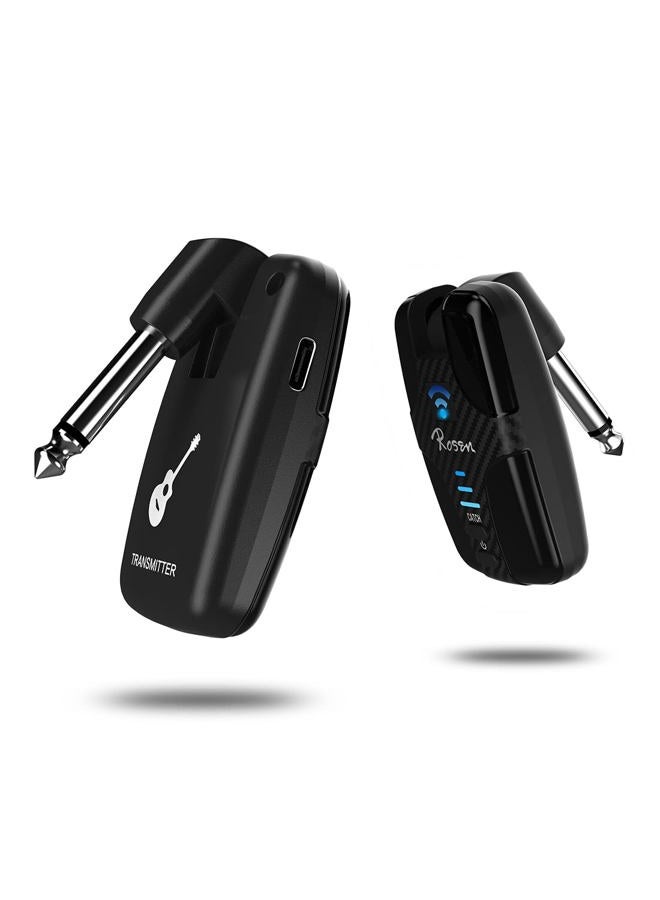 ROSEN DC-81 Guitar Wireless System 2.4GHz Rechargeable Guitar Wireless Transmitter and Receiver for Electric Guitar Bass Violin Keyboard - Image 1