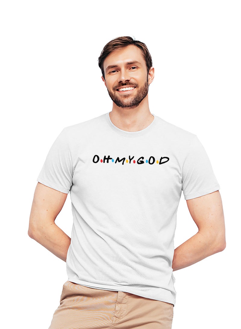 Fashion World Cotton T-shirt Printed with High-quality friends - Image 1