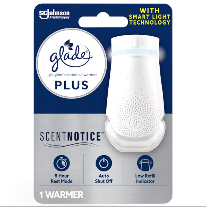 Glade PlugIn Plus Air Freshener Warmer, Holds Scented Oil Refill, 1 Count - Image 1