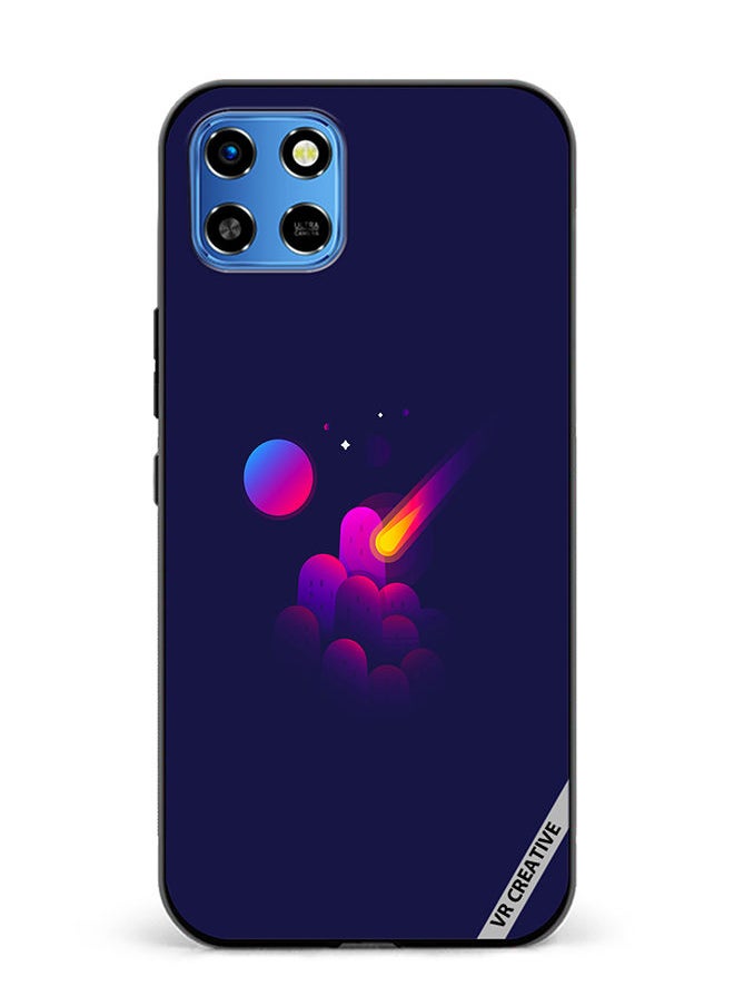 VR CREATIVE - Protective Case Cover For Infinix Smart 6 HD Space Minimalist Design Multicolour - Image 1