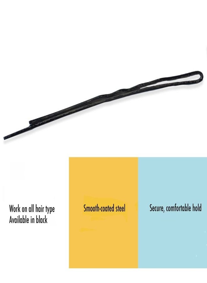 Tandem Bobby Hair Pins for Women & Girls (Pack of 144) | Stylish Bob Hairpins for Hairstyling | Hair Styling Accessories Clips (Black) - Image 1