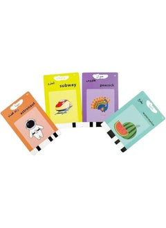 Generic Easy to use Early Educational Learning Machine, Bilingual Arabic and English With 112pcs Flash Cards/Cognitive Cards For Kids  - Image 3