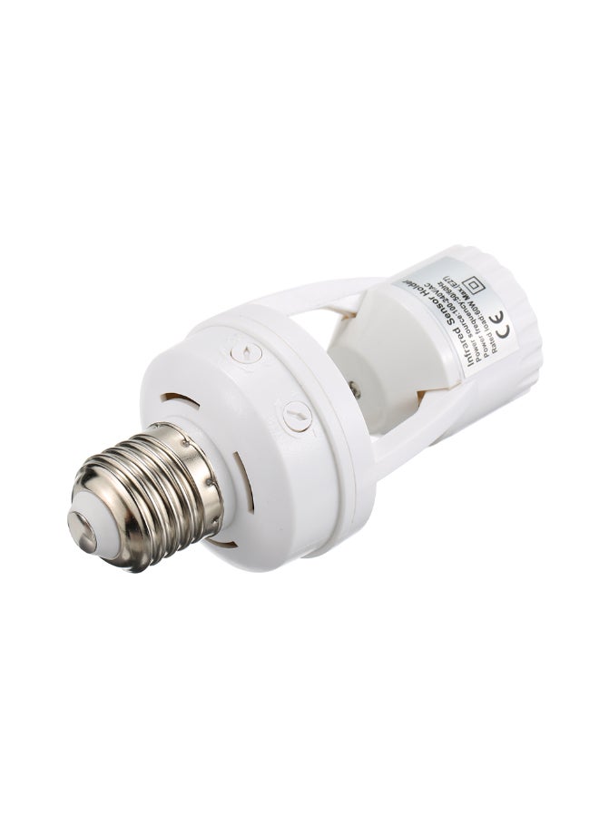 NIBEMINENT 360-Degree Bulb Socket White 4.5 x 2.2inch - Image 3