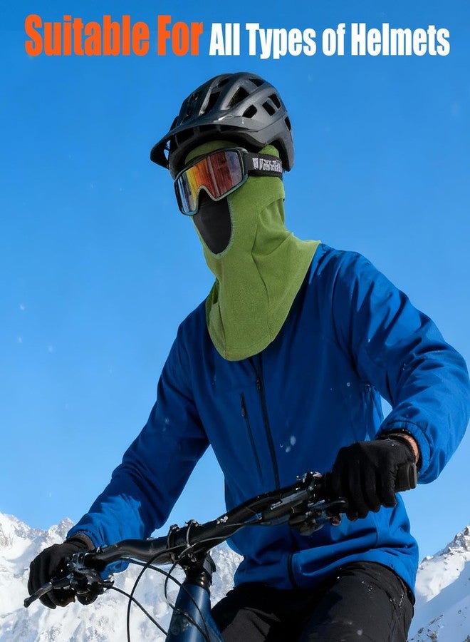 PAETAE Balaclava Ski Mask for Men, Winter Fleece Face Mask for Cold Weather, Breathable Motorcycle Face Cover Running Skiing Black - Image 5